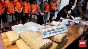 Polda Sita Hampir Satu Ton Narkoba Jelang Tahun Baru 2020
