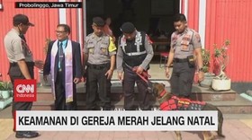 VIDEO: Keamanan di Gereja Merah Jelang Natal Diperketat