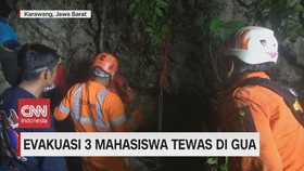 VIDEO: 3 Mahasiswa Tewas di Gua, Evakuasi Berjalan Dramatis