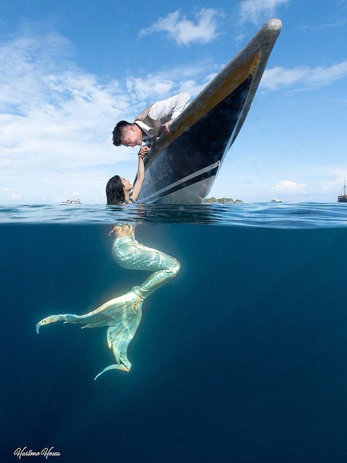 Jelang pernikahan&comma; Boy William dan Karen Vandela kali ini melakukan pemotretan pranikah di Raja Ampat&period; Berikut 7 potret romantis keduanya&period;