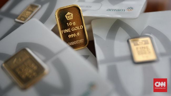 Harga emas Antam naik Rp1.000 ke Rp941 ribu per gram pada perdagangan Kamis (6/1) pagi.