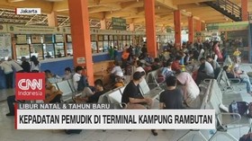 VIDEO: Kepadatan Pemudik di Terminal Kampung Rambutan