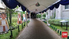 Dekorasi Nusantara Hiasi Natal di Gereja Katedral Jakarta