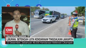VIDEO: Liburan, Setengah Juta Kendaraan Tinggalkan Jakarta