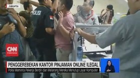 VIDEO: Penggerebekan Kantor Pinjaman Online Ilegal