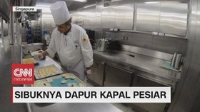 VIDEO: Sibuknya Dapur Kapal Pesiar