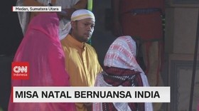 VIDEO: Tradisi Misa Natal Bernuansa Jawa & India