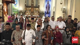 Saat Caknurian dan Gusdurian Ikut Bahagia di Natal Katedral
