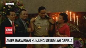 VIDEO: Anies Baswedan Kunjungi Sejumlah Gereja di Jakarta