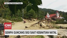 VIDEO: Gempa Guncang Sigi Saat Kebaktian Natal