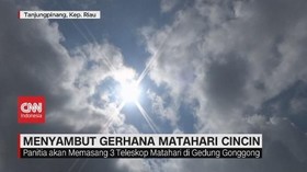 VIDEO: Persiapan Menyambut Gerhana Matahari Cincin