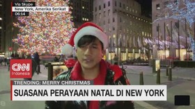 VIDEO: Suasana Perayaan Natal di New York