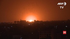 VIDEO: Israel Balas Serangan Roket dari Jalur Gaza