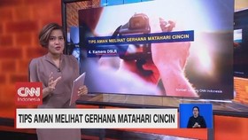 VIDEO: Tips Aman Melihat Gerhana Matahari Cincin