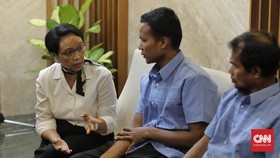 Menlu Sebut 2 WNI Disandera Abu Sayyaf Bebas Tanpa Tebusan