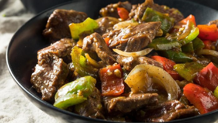 Tumis Paprika Daging Sapi