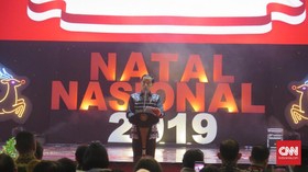 Pesan Damai Jokowi di Perayaan Natal Nasional