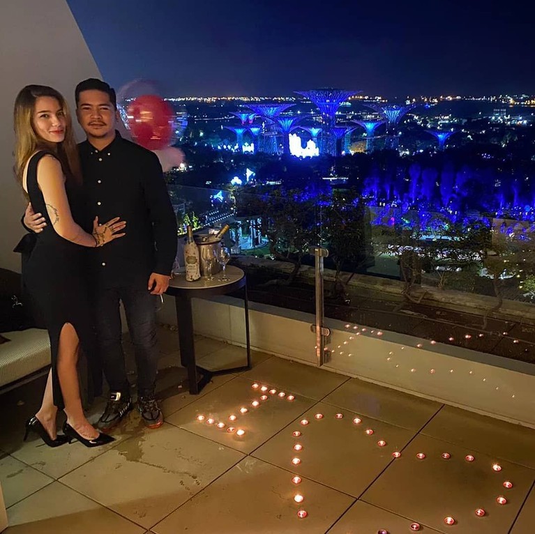 Begini lima potret pernikahan Sheila Marcia dan sang kekasih, Dimas Akira di Bali, Kamis (20/2).