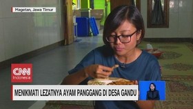 VIDEO: Menikmati Lezatnya Ayam Panggang di Desa Gandu