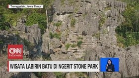 Wisata Labirin Batu di Ngerit Stone Park