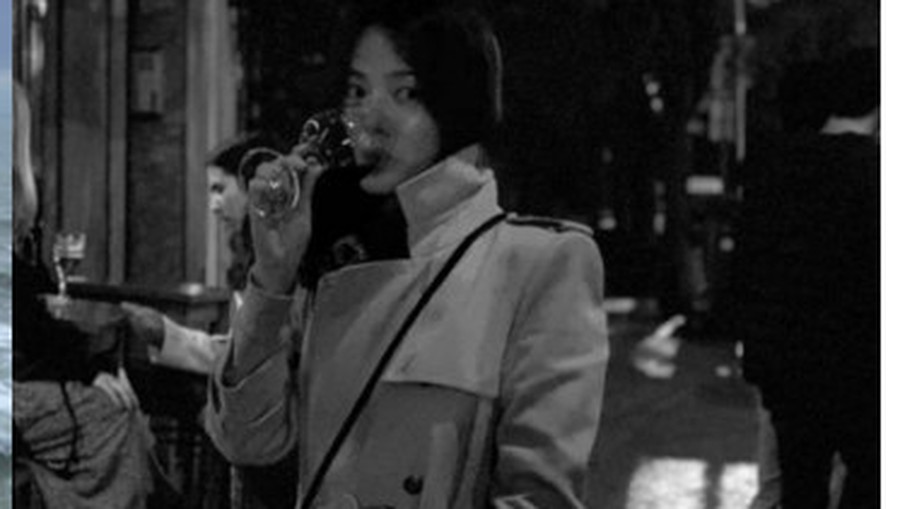 Serunya liburan akhir tahun Song Hye Kyo. 