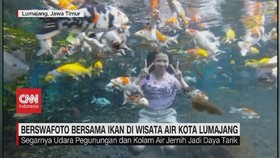 VIDEO: 'Selfie' Bersama Ikan di Wisata Air Kota Lumajang