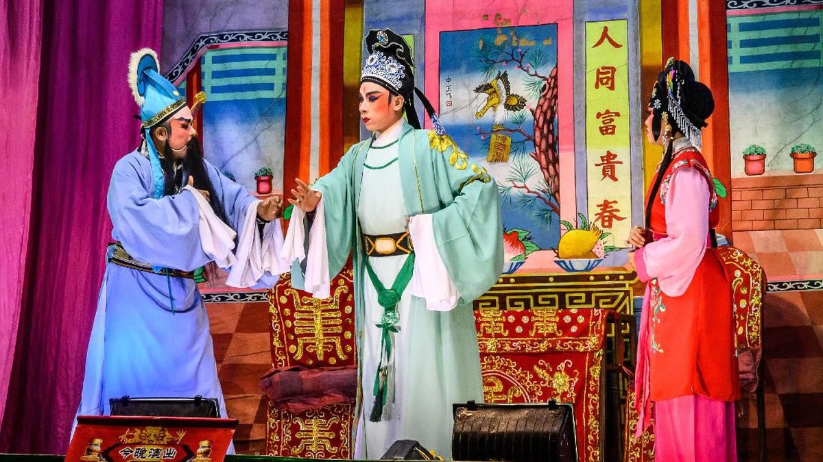 FOTO: Opera Tionghoa Bertahan di Tengah Modernisasi Thailand