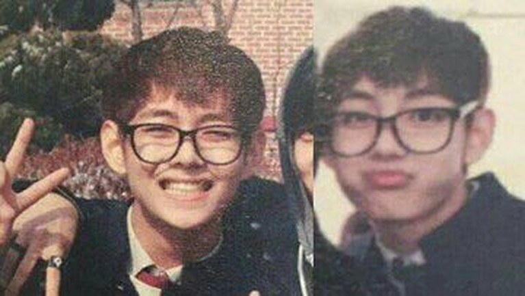 9 Transformasi V BTS, Dari Anak Pemalu hingga Jadi Idol Terkenal Hari ini, Senin (30/12) V BTS merayakan ulang tahunnya yang ke-24. Ia mendapatkan berbagai macam kado. Berikut transformasi V dari kecil hingga menjadi idola.