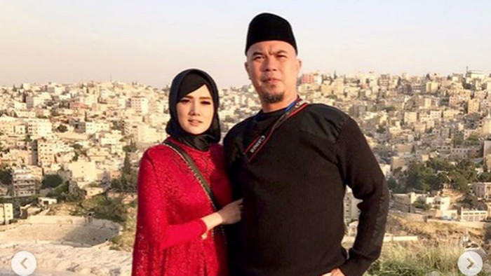 Ahmad Dhani dan Mulan Jameela dari instagram.