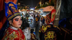 FOTO: Opera Tionghoa Bertahan di Tengah Modernisasi Thailand