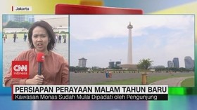 VIDEO: Persiapan Perayaan Malam Tahun Baru di Monas