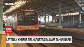 VIDEO: Layanan Khusus KRL & Transjakarta di Malam Tahun Baru