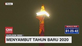 VIDEO: Monas Bersiap Menyambut Tahun Baru 2020