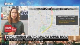 VIDEO: Rekayasa Lalin Car Free Night di Malam Tahun Baru
