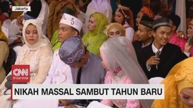VIDEO: Pemprov DKI Gelar Nikah Massal 500 Pasangan