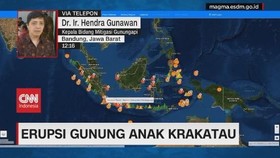 VIDEO: Gunung Anak Krakatau Kembali Erupsi