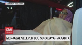 VIDEO: Menjajal Sleeper Bus Surabaya-Jakarta