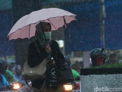 BMKG: Waspada Potensi Hujan Disertai Petir di Jaksel dan Jaktim Sore Hari