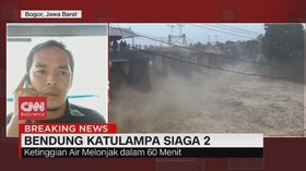VIDEO: Bendung Katulampa Siaga Dua