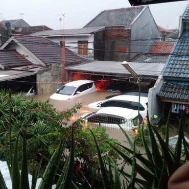 Awali Tahun 2020, Warga Jakarta Kebanjiran
