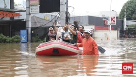 Pintu Air Katulampa Bogor Siaga 3