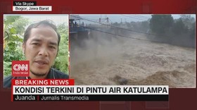 VIDEO: Kondisi Terkini Pintu Air Katulampa