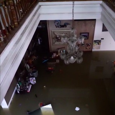 Begini Kondisi Rumah Rian D'Masiv yang Hampir Tenggelam Karena Banjir