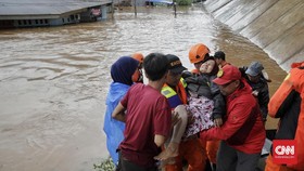 FOTO : Banjir Awal Tahun di Jakarta