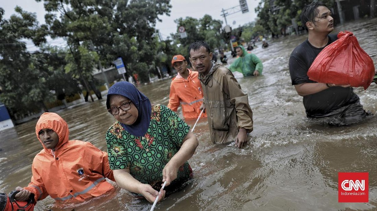 FOTO : Banjir Awal Tahun di Jakarta