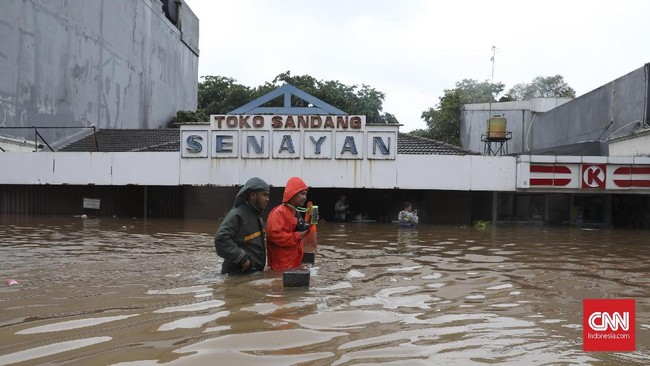 Kadin menyatakan sektor ritel menderita kerugian paling besar dari bencana banjir di kawasan Jabodetabek.