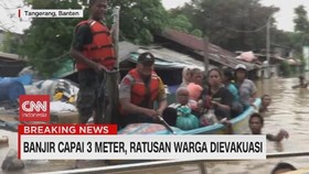 VIDEO: Banjir Capai 3 Meter, Ratusan Warga Dievakuasi