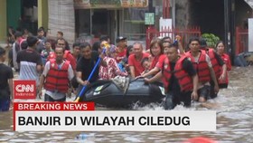 VIDEO: Banjir di Kawasan Ciledug