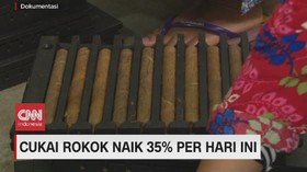 VIDEO: Cukai Rokok Naik 35 Persen