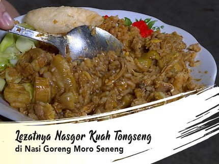 Lezatnya Nasgor Kuah Tongseng di Nasi Goreng Moro Seneng